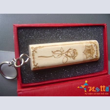 USB, quà tặng gỗ
