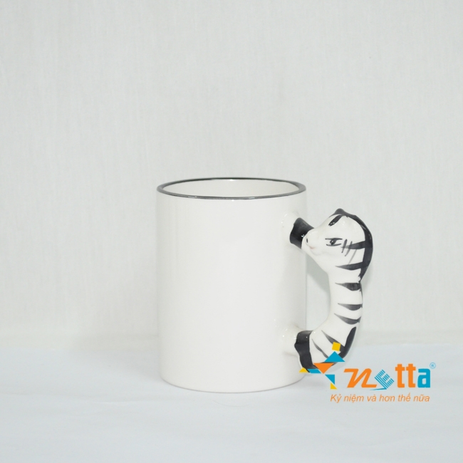 ly sứ 12 con giáp con ngựa vằng