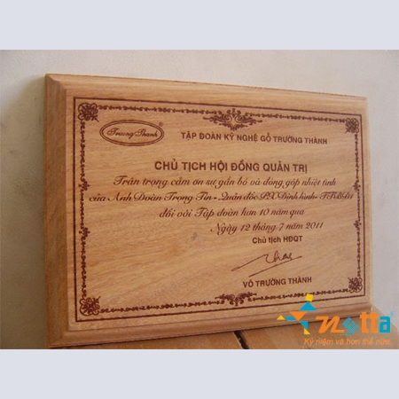 kỷ niệm chuong gỗ 2